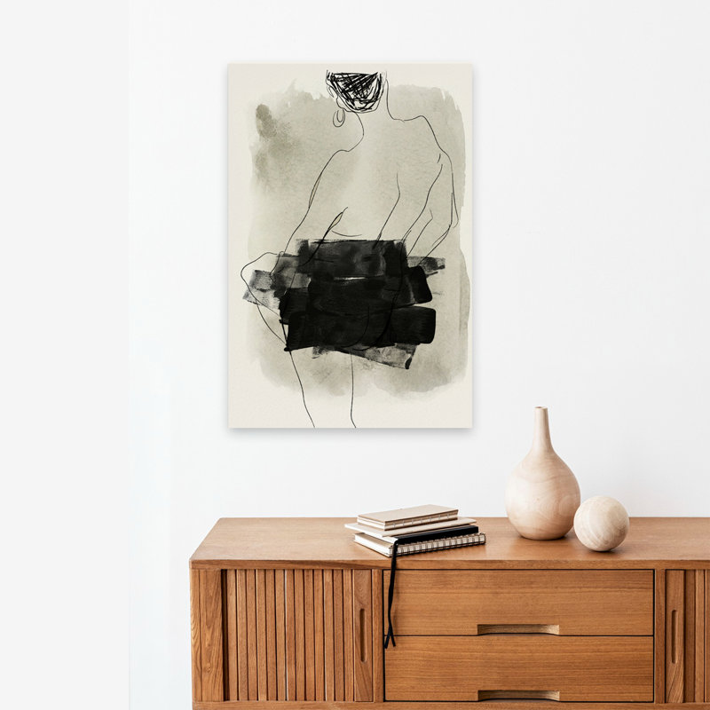 Nude Figurative - Figurative Nudes Art, 24" H x 16" W
