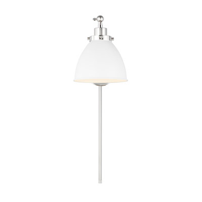Single Light Dimmable Armed Sconce