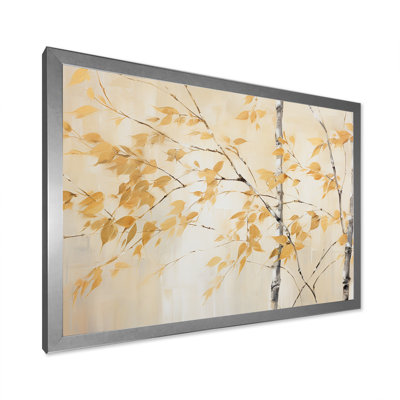 «Golden Minimalisme Bamboo Moment», reproduction sur toile bambou_106611