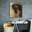 Cheval de Troie 2 doré par Albena Hristova, art mural 20 po x 24 po