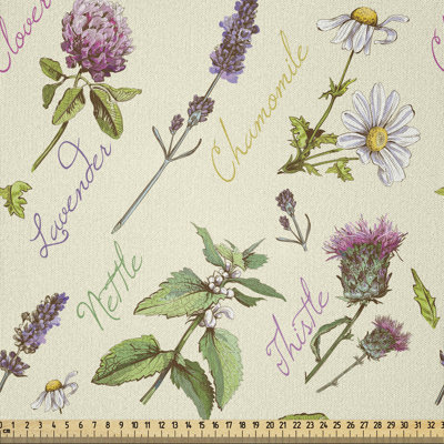 Tissu de chardon Ambesonne
