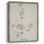 Impression florale vintage encadrée CXCV III - bois massif-488148346