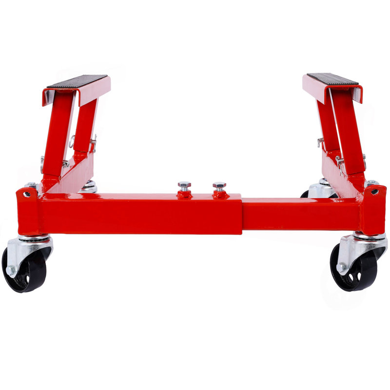 Chariot de berceau de moteur de moto pour VTT 1500 lb, Rouge