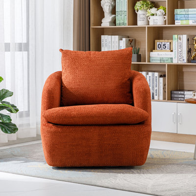 Fauteuil demi-tonneau pivotant l 32,48 po Willenzard