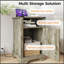 Ensemble de 2 Isagani avec station de charge, armoire et tablette