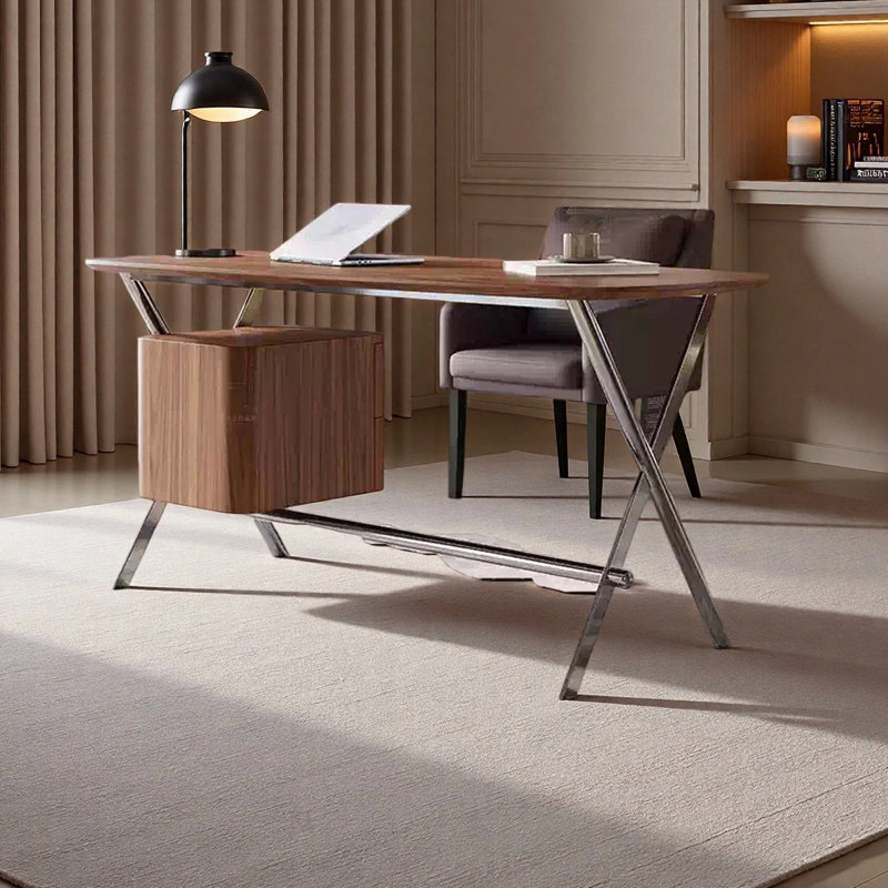 Bureau minimaliste moderne, H 29,53 po x l 47,24 po x P 26,77 po