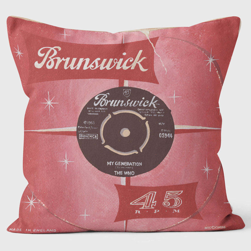 My Generation Brunswick - Martin Wiscombe - Classic Singles Cushion