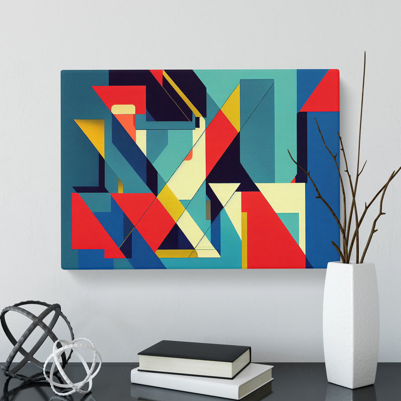 First Rate Abstract Art - Wrapped Canvas, 50cm H x 76cm W x 3cm D