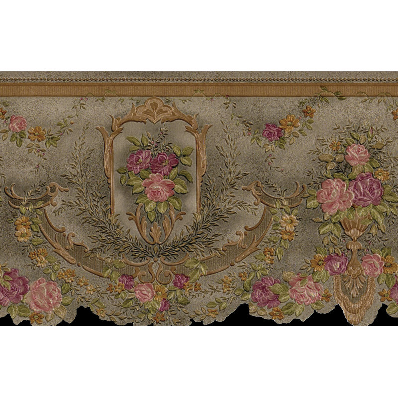 Bordure de papier peint 15 po X 6,75 po