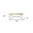 HomeRoots 66'' Solid Wood Top Console Table