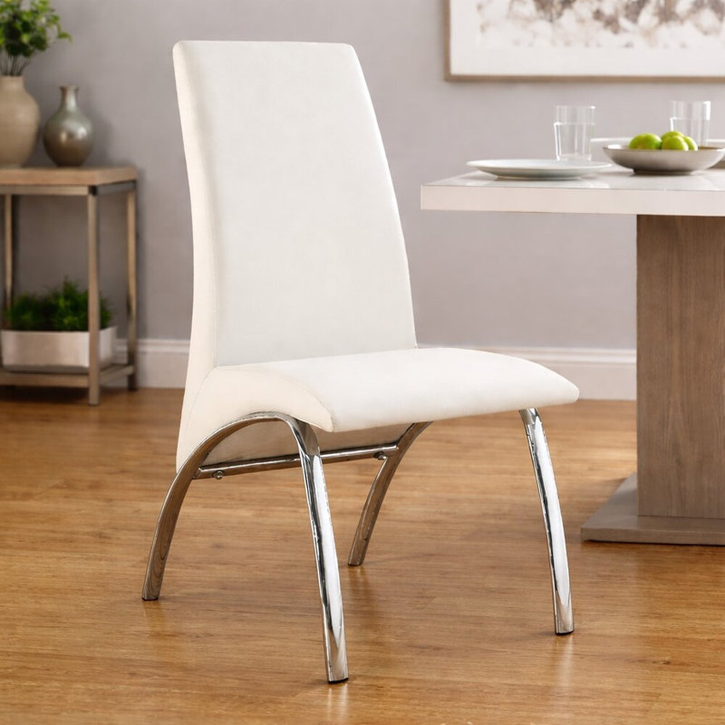 Ensemble de 2 chaises d'appoint en similicuir Arden