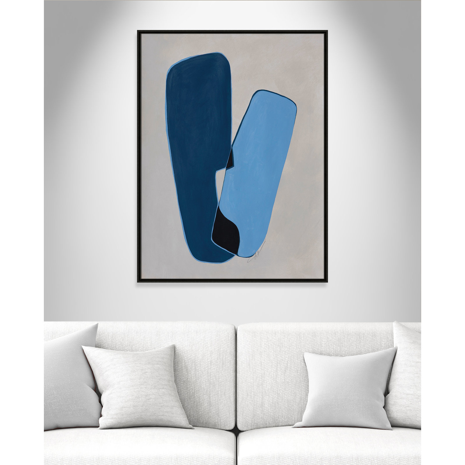 In Unity Collection "In Unity II" Print, Espresso Framed, 41.5" H x 31.5" W x 2" D
