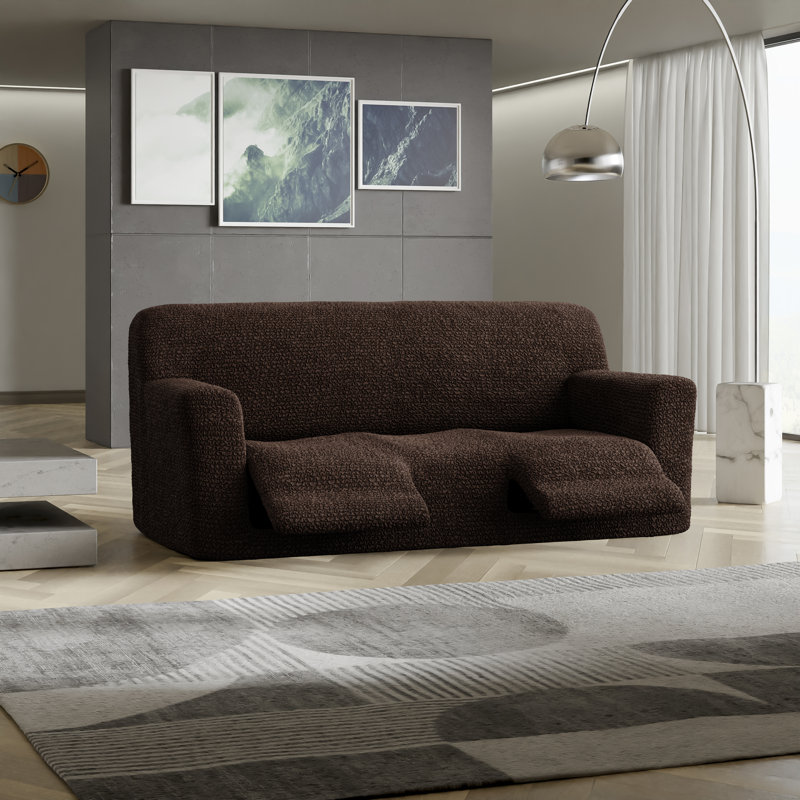 Housse extensible pour canapé inclinable - Facile à nettoyer et durable - Collection Comfort, H 35 po x l 85 po x P 40 po