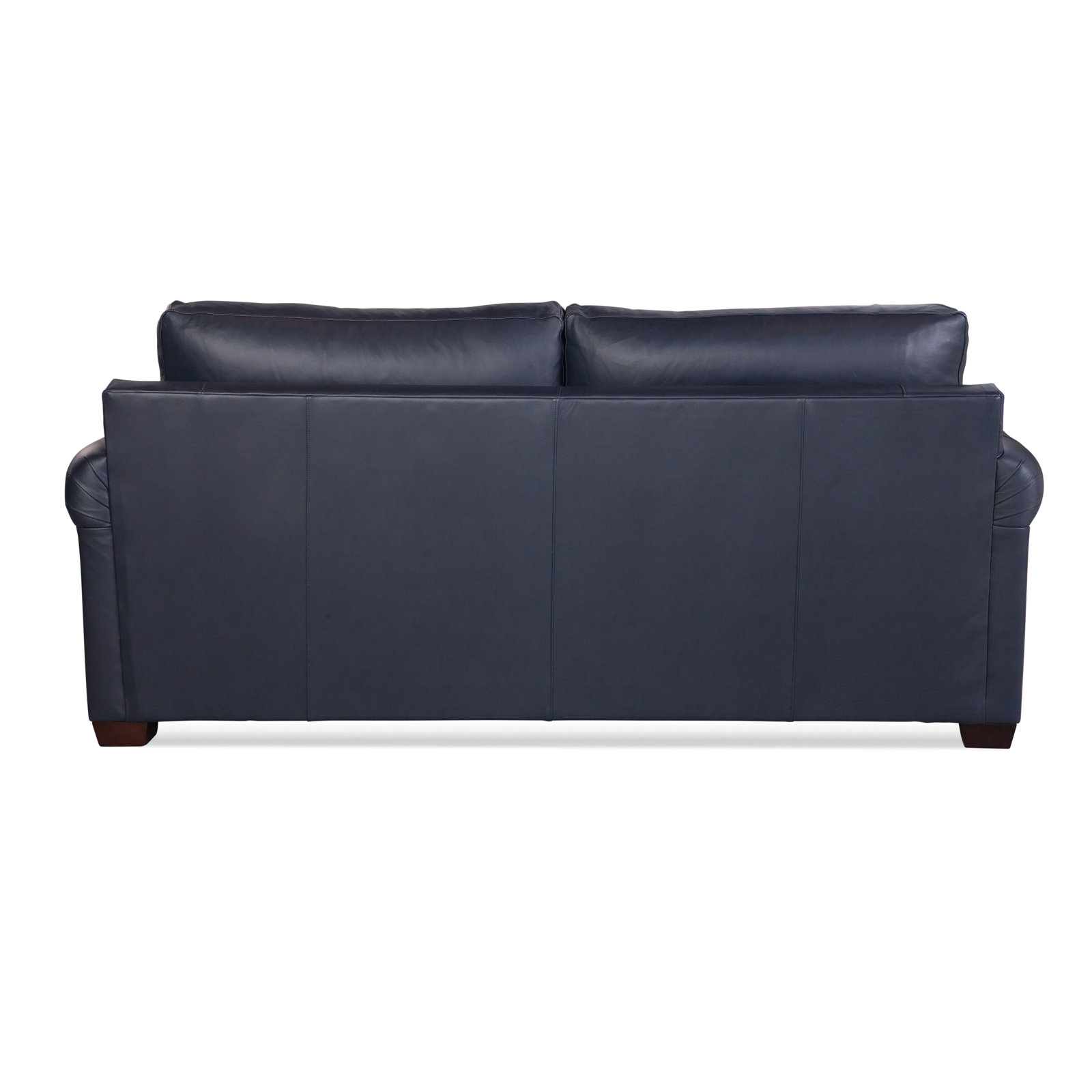 Bedford Leather 2 Over 2 Sofa, Java, Luxtan Navy