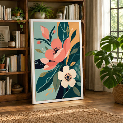 Blooming Botanica Botanical - Wrapped Canvas