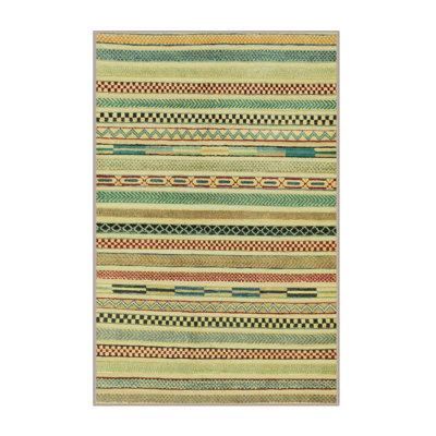 Tapis décoratif multicolore à motif abstrait