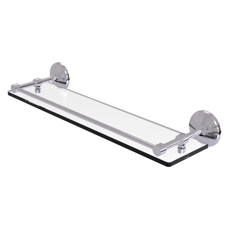 Étagère murale l 22 "Tilney, Chrome poli