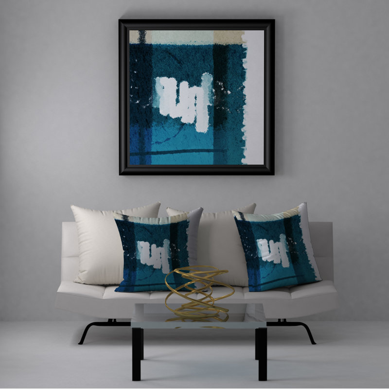  Housse de coussin carré et insert, H 24 po x l 24 po