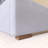 Wood Frame Panel Bed with Upholstered Headboard-1122340219
