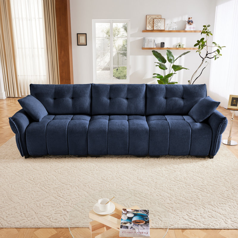 Ensemble de canapé polyvalent en chenille de style moderne pour les salons et les appartements
