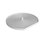 Polymer D-Shaped 1-Shelf Lazy Susan W/Bottom Mount Hardware For Corner Base Cabinets