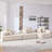 Modular Sectional Sofa,Convertible Compressed Couch