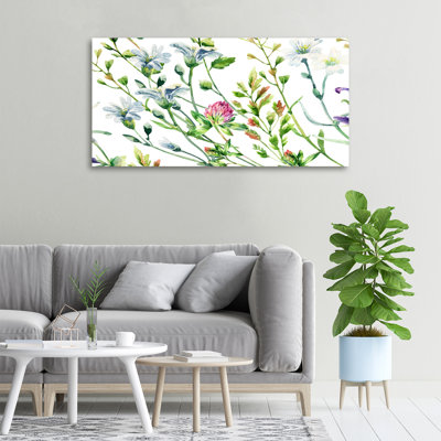 Wild Flowers - Wrapped Canvas Print