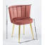 Chaise de salle à manger (ensemble de 2) avec pieds en tube de fer-1287331511