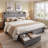 Avelyn Upholstered Bed Frame with 2 Footboard Drawers and Storage Platform-2074587205-2074587203