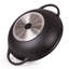 BergHOFF EuroCAST Non-Stick Ceramic Aluminum Wok with Lid, 12.25"