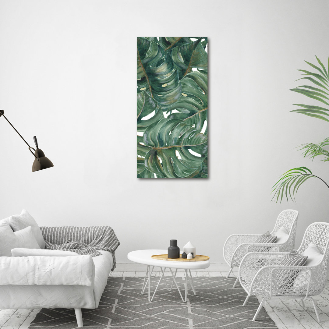 Monstera - Kunstdrucke auf Leinwand - Wrapped Canvas