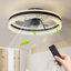 Ventilateur de plafond avec lumière encastrée Quiet-2074319806