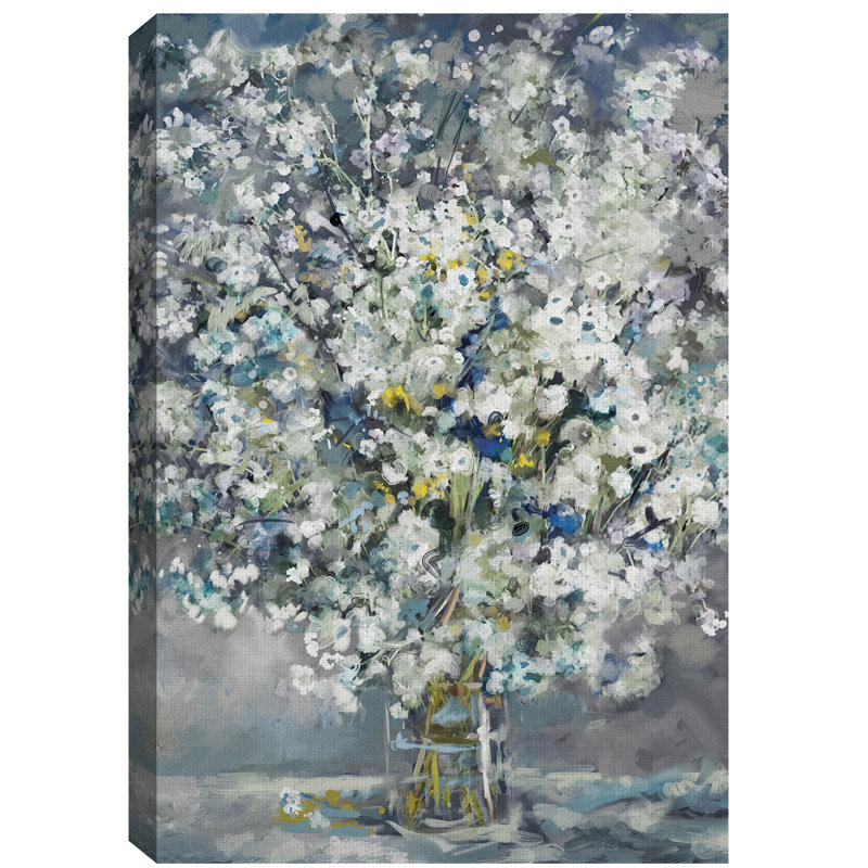 « wildflower bouquet i », reproduction d’art sur toile non encadrée, H 36 po x l 24 po x P 1,5 po