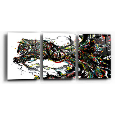 "Tiger Graffiti" Acrylic Wall Art, 42" x 20"