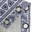 Rideau à œillets à motif géométrique blanc et noir 50 po x 54 po Dakota Fields Aztec Boho-106670552