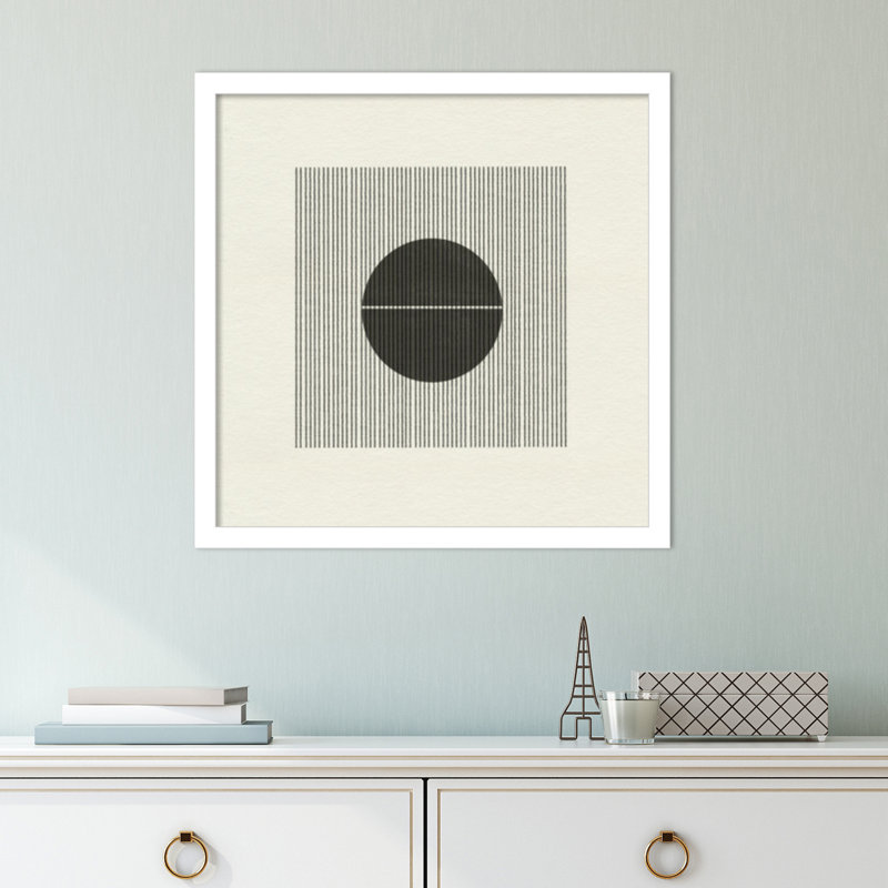 Paper Object No 5 by The Miuus Studio, 17" H x 17" W x 1" D, Black