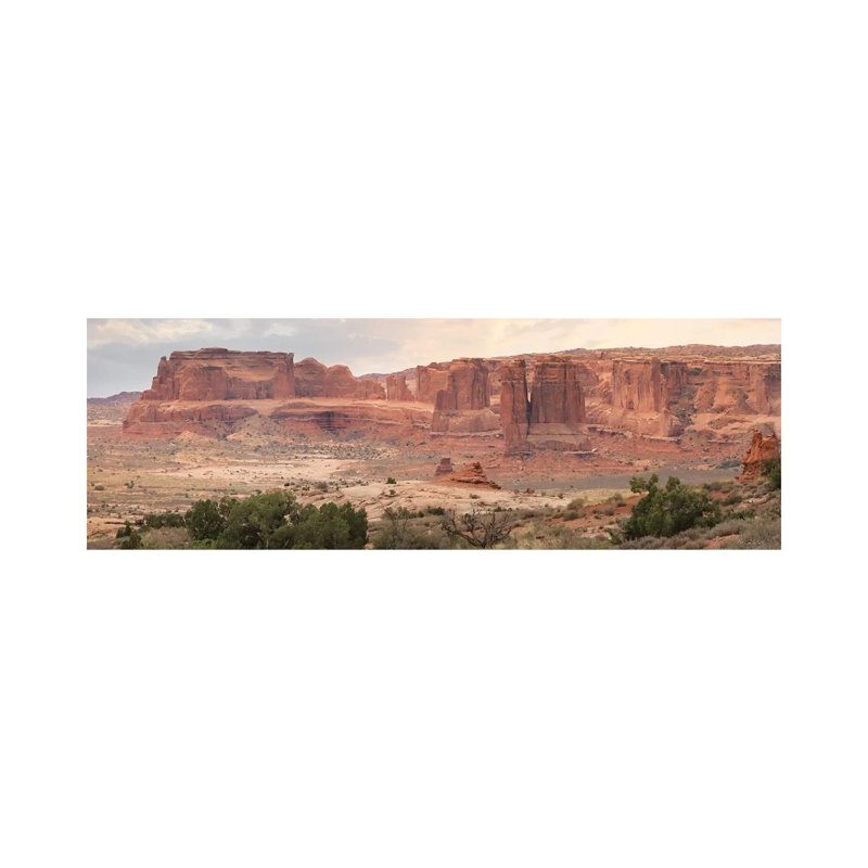 Dusty Desert V by Lori Deiter - No Frame Panoramic Gallery-Wrapped Canvas Giclée on Canvas, 30.48cm H x 91.44cm W