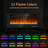 Ultra-Slim Electric Fireplace, Recessed & Wall Mounted Heater-1996336308