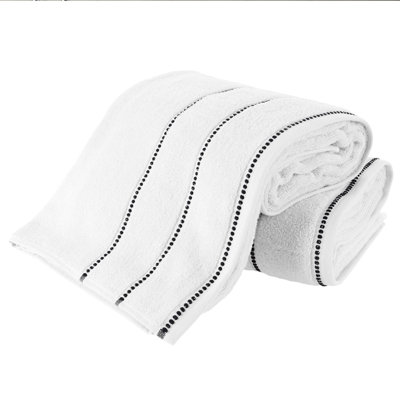 Ensemble de serviettes en coton de luxe 2 pièces Braswell - Serviettes de bain 100% coton à séchage rapide