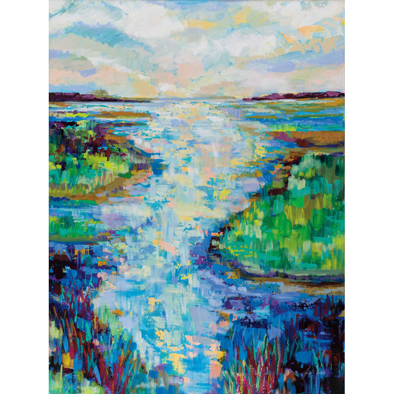 " Thriving Marsh ", 24" H x 18" W  