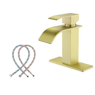 Robinet de lavabo vasque pour salle de bain avec poignée simple Waterfall