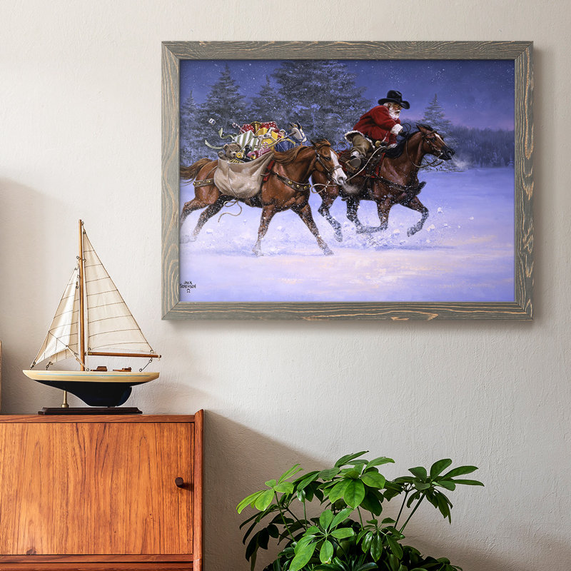 Ruée de Noël, Gris, H 26 po x l 38 po x P 1,5 po