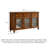 American Style Solid Wood & Glass Sideboard