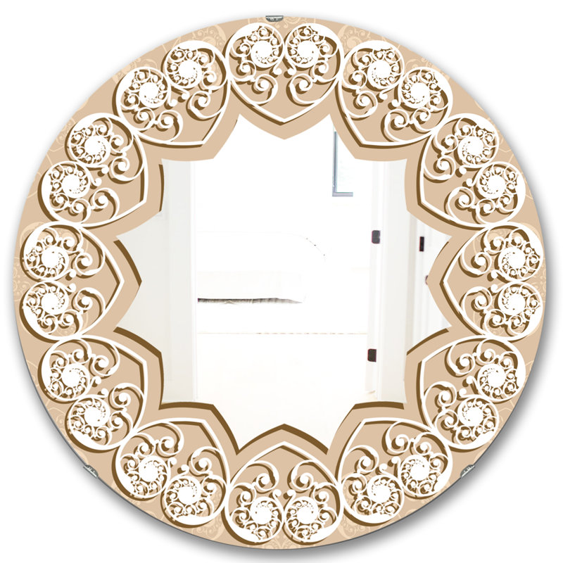 Miroir d'appoint sans cadre Baby Hearts Glam, H 23,6 po x l 23,6 po