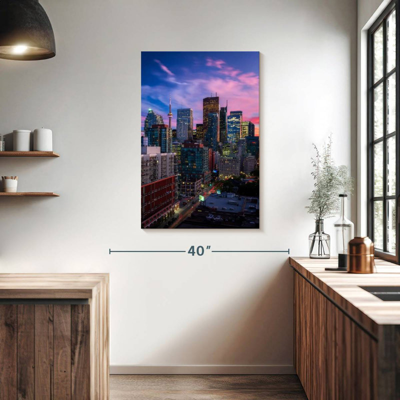 Sireci Toronto Twilight Sky, 39" H x 26" W