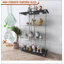 Bar à vin brun modulaire avec rangement de 24 bouteilles en noyer, parfait pour recevoir et organiser votre collection de vins.-1432224861