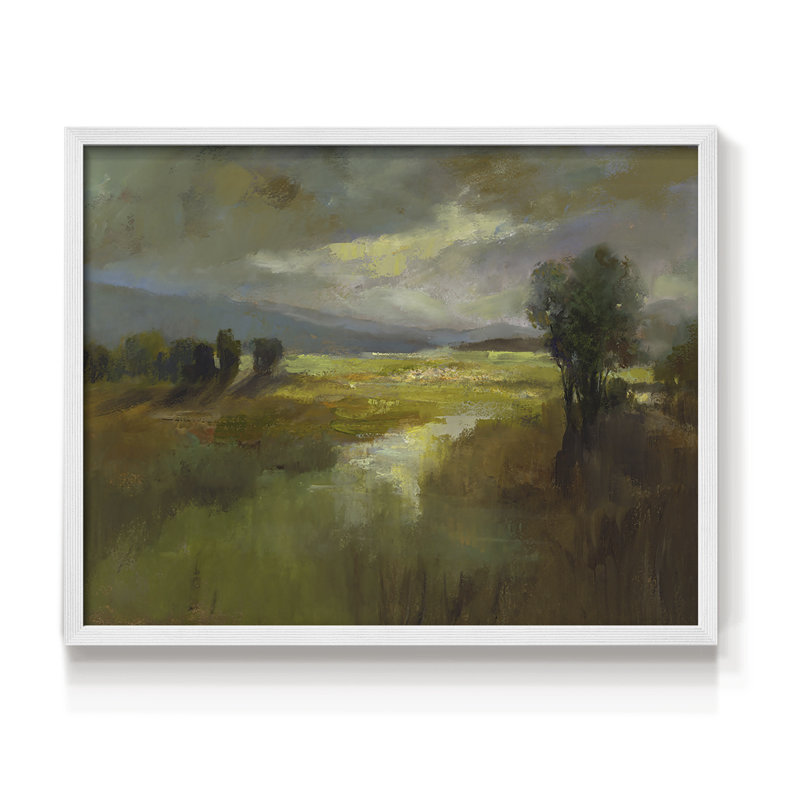 The Way Home -Framed Print - Restickable, 22" H x 28" W, White