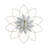 Yousaf Metal Floral Wall Decor with Layered Petals and Openwork Frame-933632518-933632516