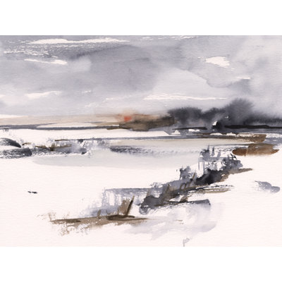 Winter Sunset In The Valley II by Ethan Harper - Wrapped Canvas Print