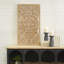 Décoration murale florale en bois
